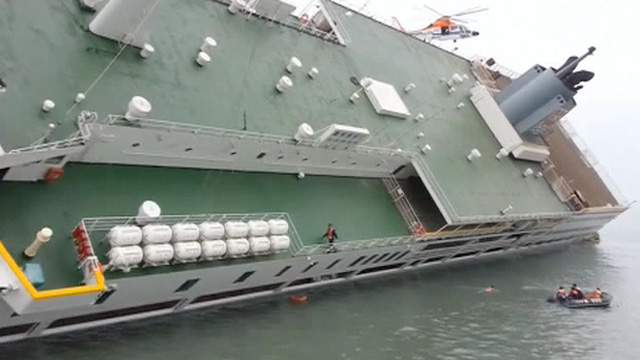 South Korean ferry Captain, crew members charged with manslaughter