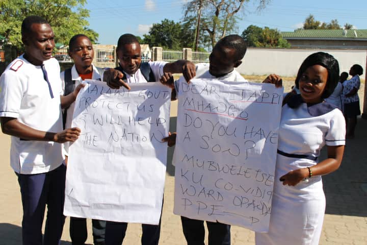 Health workers on strike over COVID-19