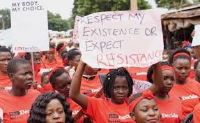 Women march in Malawi against defilement