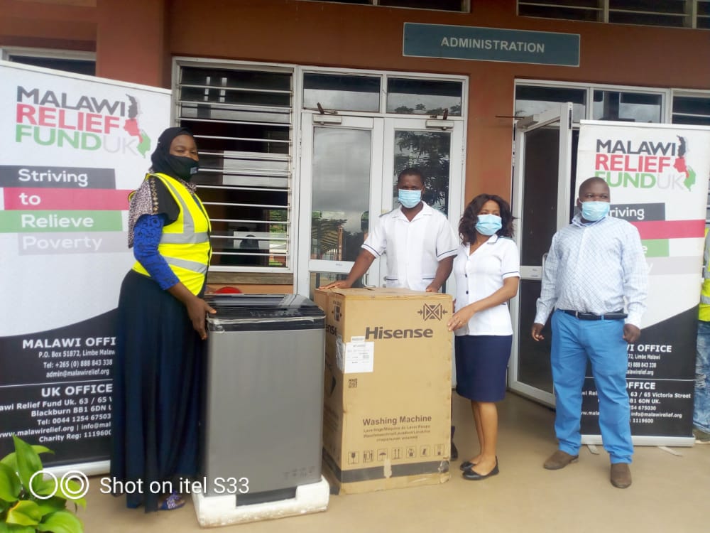 Malawi Relief Fund UK rescues Chiradzulu hospital from dry washing machines shortage