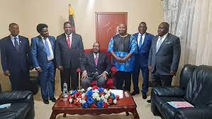 Former president meets DPP presidential aspirants