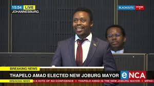 Thapelo Amad, elected first Muslim Mayor of Johannesburg