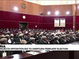 Nigeria Court Dismisses Opposition’s Application to Overturn President’s Victory