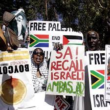 South Africans Protest Outside Israeli Embassy in Pretoria
