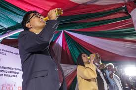 Madagascar president launches corona virus remedy