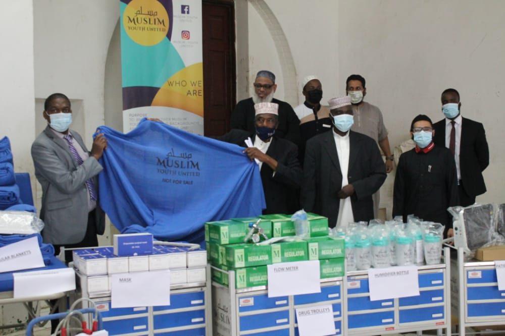 MYU hands over K36 million PPE’s to Queen Elizabeth Central Hospital MYU hands over K36 million PPE’s to Queen Elizabeth Central Hospital
