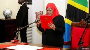 Samia Hassan sworn in as Tanzania president Samia Hassan sworn in as Tanzania president