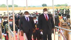 Mozambican president in Malawi Mozambican president in Malawi