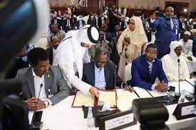 Chad government, opposition sign peace deal in Qatar Chad government, opposition sign peace deal in Qatar