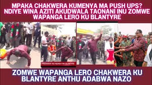 Chakwera exercises in Blantyre street to clear rumours of sickness Chakwera exercises in Blantyre street to clear rumours of sickness